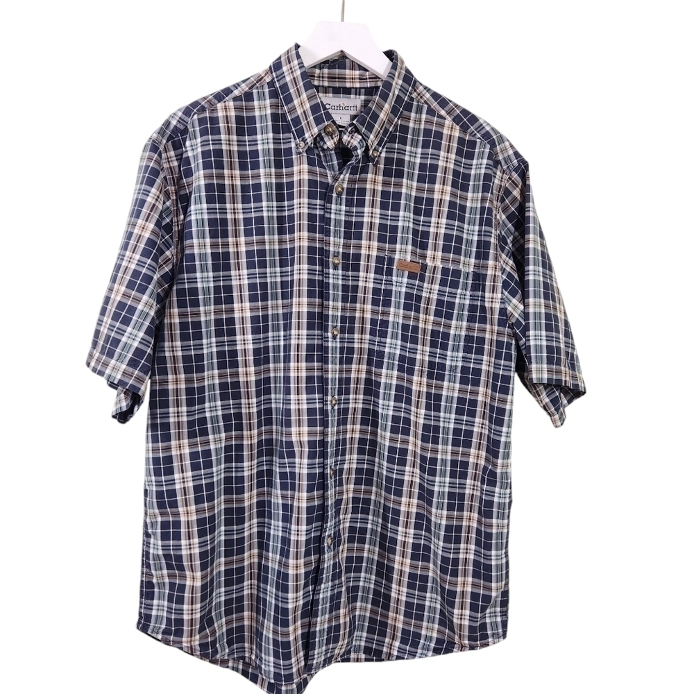 Carhartt Plaid Shirt Men's, sz L